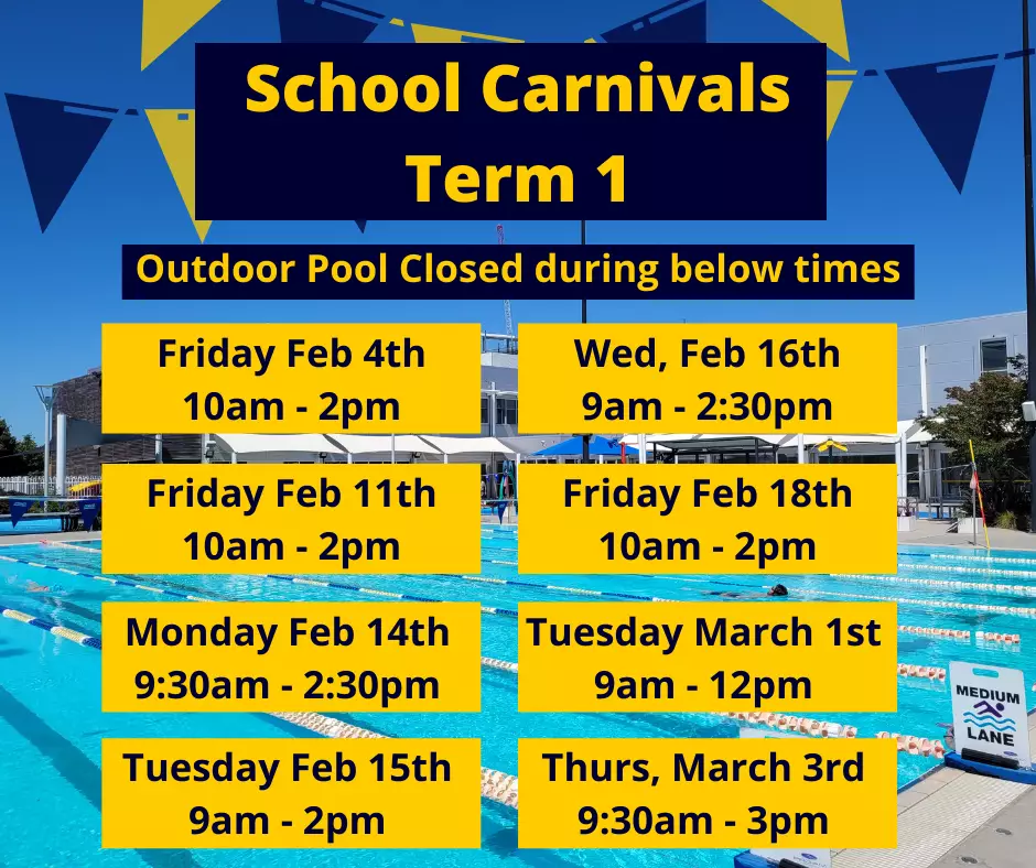 Swim School Carnivals - Term 1, 2022