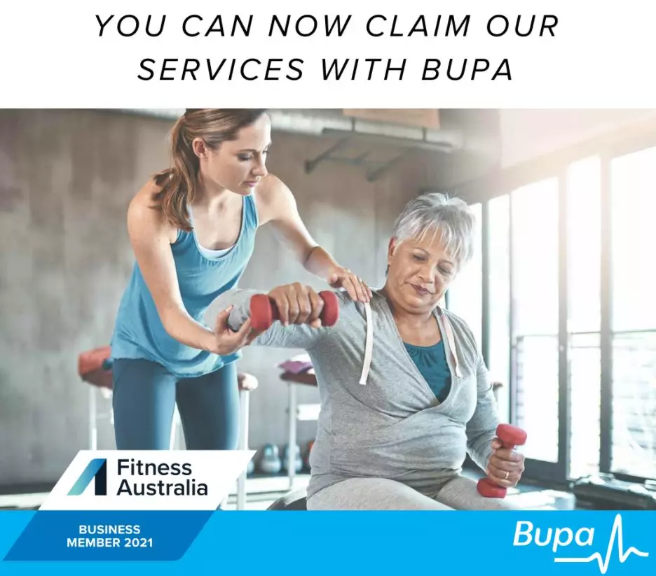 Fitness Australia Members recognised by Bupa