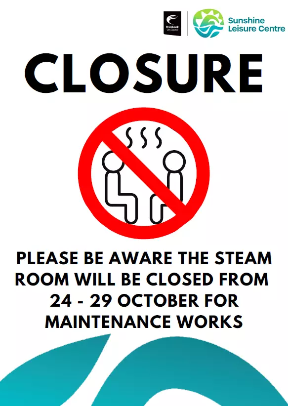 Steam room closure