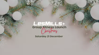 Group Fitness Launch Christmas Party Event